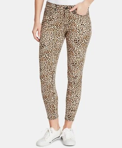 WILLIAM RAST Animal-Print Cheetah Ankle Skinny Jeans Size 26 - Picture 1 of 6