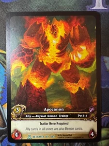 World of Warcraft TCG Betrayer 107/264 Extended Art Apocanon - Picture 1 of 1