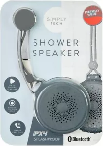 Altavoz de ducha Bluetooth - a prueba de salpicaduras, sujeción de succión, carga USB - Imagen 1 de 1
