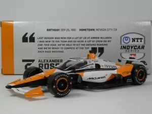 Greenlight McLaren Chevrolet Dallara #7 Alexander Rossi NTT Indy 2024 1/18 11238 - Picture 1 of 3