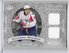 2008-09 Upper Deck Artifacts 70/100 TREASURED SWATCHES TSD-AO Alexander Ovechkin