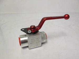 New DMIC BVAL-0750N4323AZZN Ball Valves 400PSI 3/4" NPT w/ Locking Handle - Picture 1 of 6