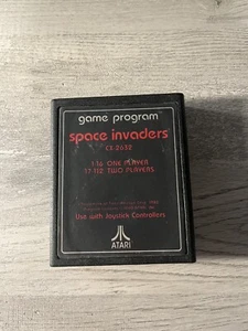 Space Invaders Text Label (Atari CX-2632) - Picture 1 of 1