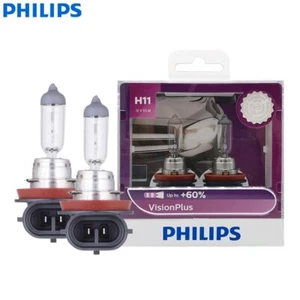 Philips H11 12V 55W PGJ19-2 VisionPlus 3250K Halogen Original Car Lamp Headlight - Picture 1 of 7