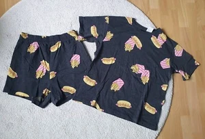 H&M Schlafanzug Schwarz - Bild 1 von 2