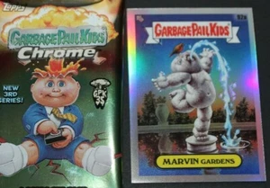 MÜLL EIMER KINDER 2020 CHROME 3 "Refractor" Karte #92a Marvin Gardens - Bild 1 von 4