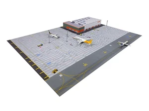 Diorama -1:400 Air Cargo Center 42401 Collection 2023/2024 Modern Int. Airport - Picture 1 of 10