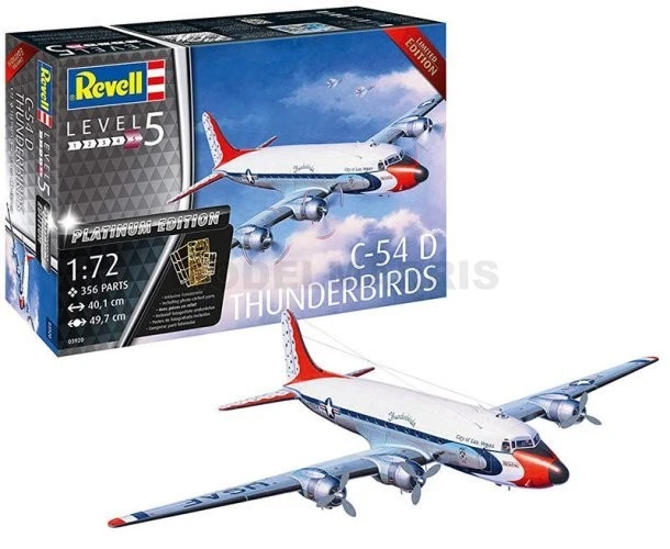 Revell - 1/72 C-54d Thunderbirds (platinum Edition)