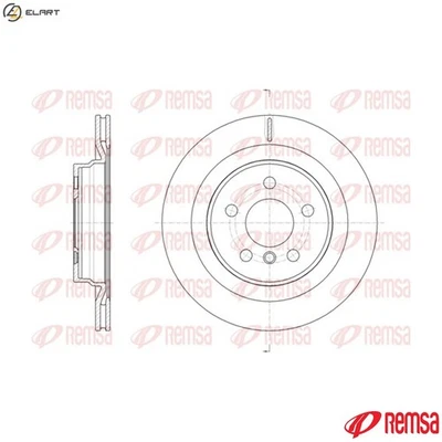 2x BRAKE DISC 61632.10 FOR ZINORO MINI ALPINA BMW B38 A15 C 1.5L 3cyl 60H 2.0L - Image 1 of 4