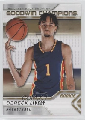 2023 Upper Deck Goodwin Champions Gold Dereck Lively #28 Rookie RC - Image 1 of 2