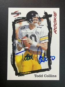 Todd Collins 1995 Score RC Bills In Person IP TTM signed Auto Autogramm - Bild 1 von 3