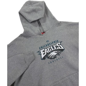 Vintage Philadelphia Eagles Hoodie Mens XL NFL Bird Gray Y2K - Picture 1 of 8