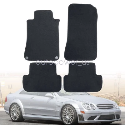 Alfombrillas de terciopelo de repuesto para Mercedes-Benz W209 clase CLK 2003-2009 Foto 1 de 4