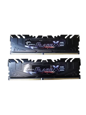 G.Skill F4-3200C14D-16GFX 16GB kit Flare X for AMD DDR4 3200MHz Memory Modules - Image 1 of 4
