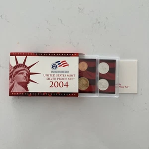 2004 US Mint Silver Proof 10-Coin Set with OGP & COA - Picture 1 of 9