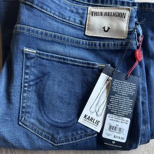 True Religion KARLIE Jeans 2003 NWT Bell Bottom HIPPIE Women's Flared Size 31 - Picture 1 of 13