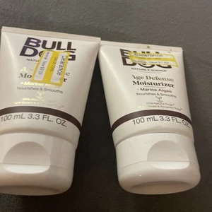 2 Pk BULLDOG Mens Skincare and Grooming Face Moisturizer Age Defense, 3.3 Fluid - Picture 1 of 1