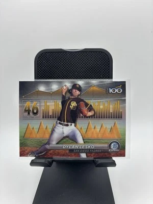 2024 Bowman #BTP-46 Dylan Lesko Bowman Scout's Top 100 - Image 1 of 2