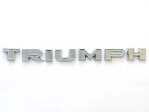 Triumph TR3A Bonnet Ribbed Chrome Letter Set, Triumph Parts; 703036/42 - Picture 1 of 2