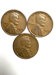1930P 1930D und 1930S Lincoln Wheat Cents sehr schöne Münze 1125 - Bild 1 von 1