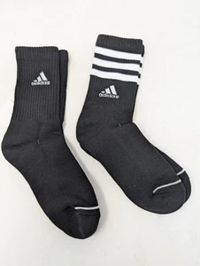 Calcetines Adidas para hombre talla 6-12 - paquete de 2 - negros - Imagen 1 de 3