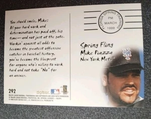 1999 SKYBOX PREMIUM Spring Fling #292 MIKE PIAZZA NEW YORK METS  - Picture 1 of 2