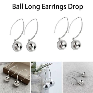 Jewelry Accessories Ball Long Earrings Drop Elegant Ear Jewelry - Picture 1 of 6
