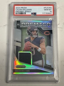 2024 PRIZM PREMIER JERSEYS #PJCWS CALEB WILLIAMS ROOKIE RC PSA 10 GEM POP 6! 📈 - Picture 1 of 2