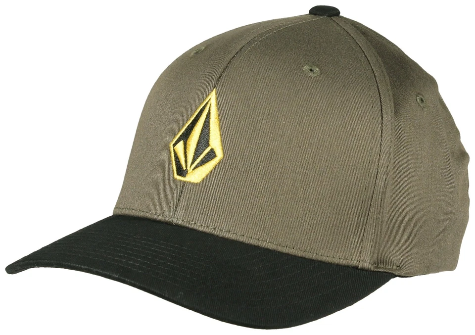 Volcom Full Stone Flexfit Hat - Wintermoss - New - Image 1 of 2