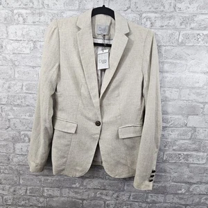 Blazer Dalia beige de lino para mujer talla XS nuevo con etiquetas - Imagen 1 de 8