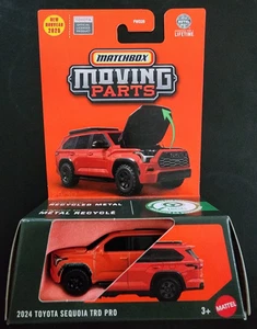 Matchbox 2025 Moving Parts 2024 Toyota Sequoia TRD Pro Diecast Opening Hood - Picture 1 of 2