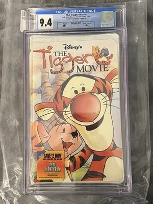 Disney's The Tigger Movie VHS Sealed Graded CGC 9.4 Seal A+ With Watermarks 2000 - Image 1 of 4