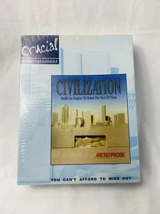 Sid Meier's Civilization 1991 - Crucial Ent Edition - NOCH VERSIEGELT - Bild 1 von 4