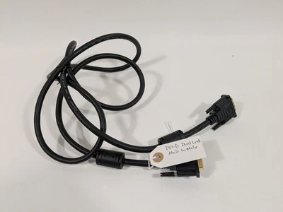 DVI Dual Link Male to Male Video Monitor Cable Cord PC Electronics - Image 1 of 3
