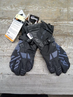 Arctiva Mens Ravine S8 Insulated Snowmobile Gloves Blue LG 3340-1196 - Imagem 1 de 4
