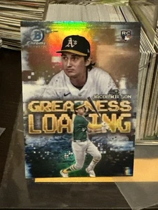 2025 Bowman - Jacob Wilson Chrome Greatness Loading Insert #GL-16 - Picture 1 of 2