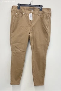 Torrid hellbraune Jegging hellbraune superweiche Skinny-Hose mit hohem Bund - Größe 16S - Bild 1 von 11
