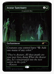 Avatar Sanctuary #2293 (NM) (Rainbow Foil) Secret Lair Avatar SLD MTG - Picture 1 of 1