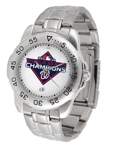 Washington Nationals Watch World Series Sport Steel Mens Wristwatch Licensed New Cover