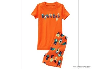 NEW GYMBOREE BOYS SWEET LITTLE  MONSTER  GYMMIES PAJAMAS SLEEPWEAR NWT SIZE 4 - Picture 1 of 1
