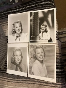 June Allyson Lot Of 4 Glossy B&W 8X10 Photos. - Picture 1 of 10