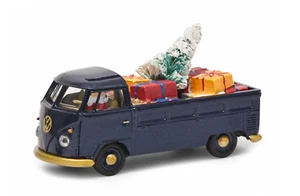 Schuco 1:87 (HO) 452673400 Volkswagen T1 Flatbed Vehicle "Christmas" Diecast - Picture 1 of 4