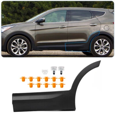 For Hyundai Santa Fe Sport 2013-2018 Rear Left Door Lower Molding Door Garnish Foto 1 de 4