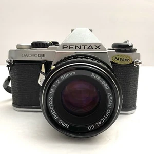 Pentax ME Super 35mm SLR Film Camera SMC 50mm f2 lens - TESTED - Picture 1 of 11