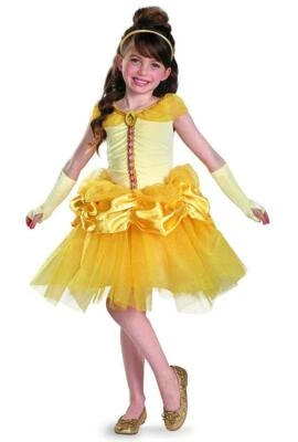 Belle Tutu Prestige Disney Princess Beauty Fancy Dress Halloween Child Costume - Image 1 of 2