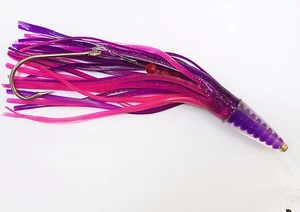 9" RIGGED GREEN MASCHINENSTIL KÖDER TROLLING THUNFISCH MARLIN - PINK/LILA - Bild 1 von 1