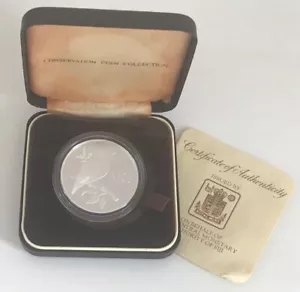 1978 FIJI ELIZABETH II SILVER PROOF 10 DOLLAR CONSERVATION COIN BOXED COA - Picture 1 of 7