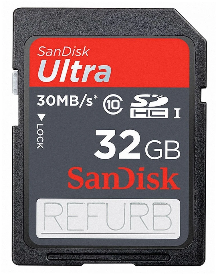 Sandisk 32GB SD Ultra Canon PowerShot ELPH 350 340 HS 170IS Factory Refur - Image 1 of 1