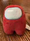Toikido Among Us 4" Inch Red Toikido Premium Soft Plush Toys  Squeaker