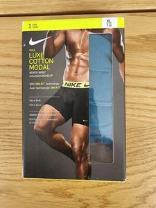 Nike Luxe Cotton Modal Boxer Brief Sz XLarge Men's Dri-FIT KE1022 400 - Picture 1 of 2